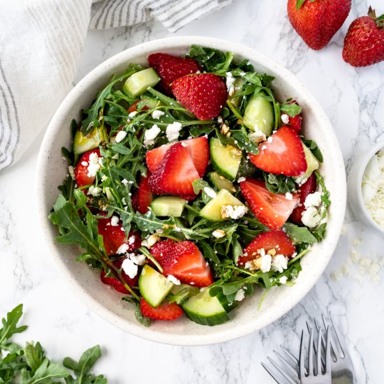 Cucumber Strawberry Salad