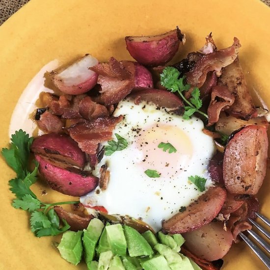 Keto and Low Carb Breakfast Skillet