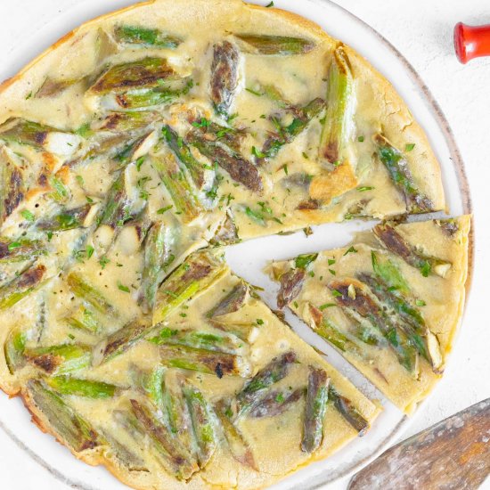 Asparagus Frittata (no egg)