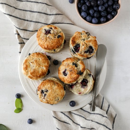 Blueberry Cream Scones