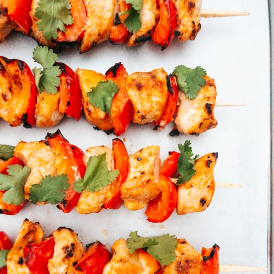 Mango & Lime Chicken Skewers