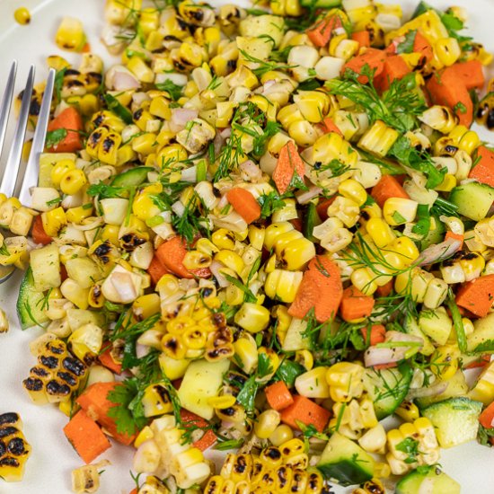 Fresh Grilled Corn Salad