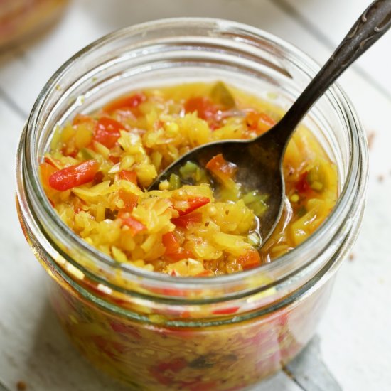 Ramp and Hot Pepper Relish