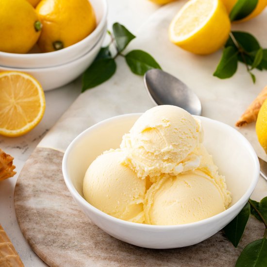 Lemon Ice Cream