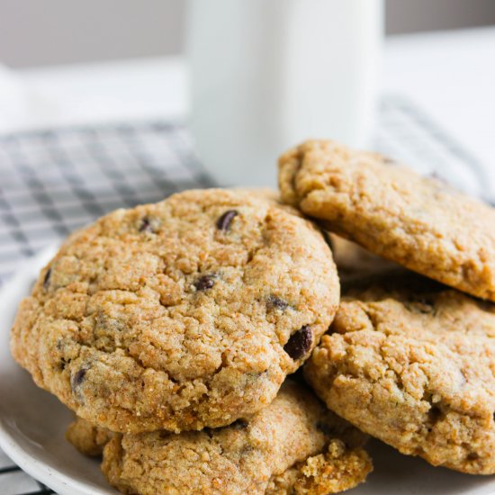 WHOLE WHEAT CHOCOLATE CHIP COOKIES