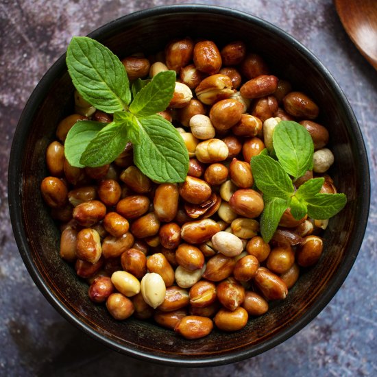 Chinese Pan Fried Peanuts