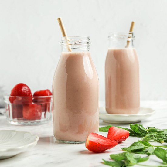 Strawberry Almond Milk