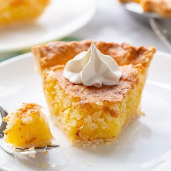 French Coconut Pie