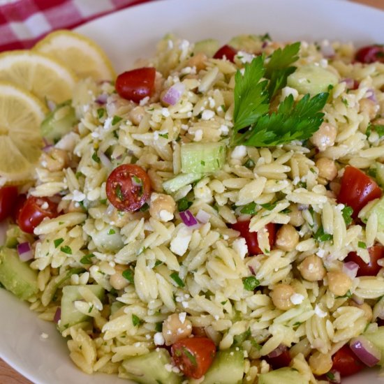 Lemon Orzo Salad