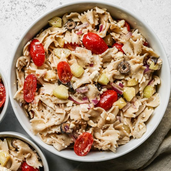 Gluten Free Bow Tie Pasta Salad