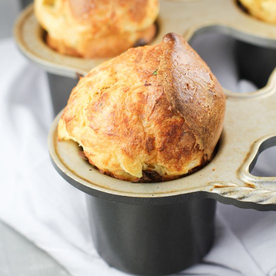 Smoked Gruyère Popovers with Thyme