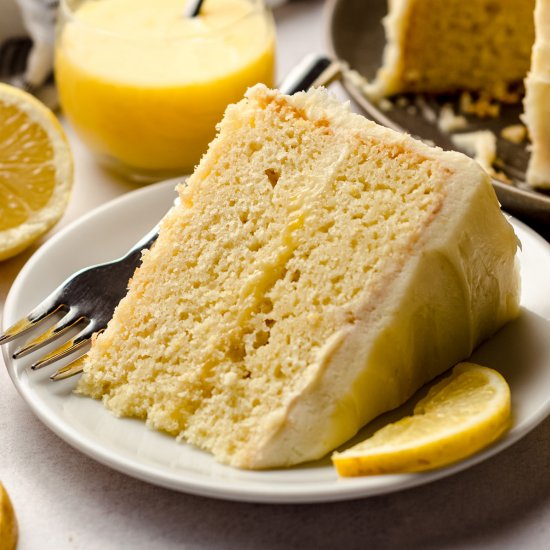 lemon curd cake