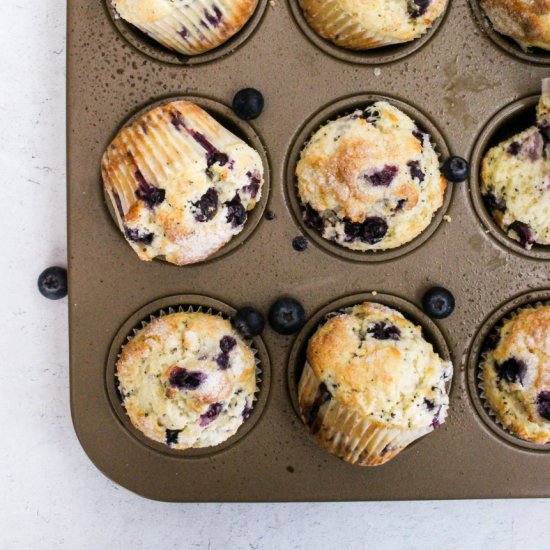 Blueberry Poppyseed Muffins