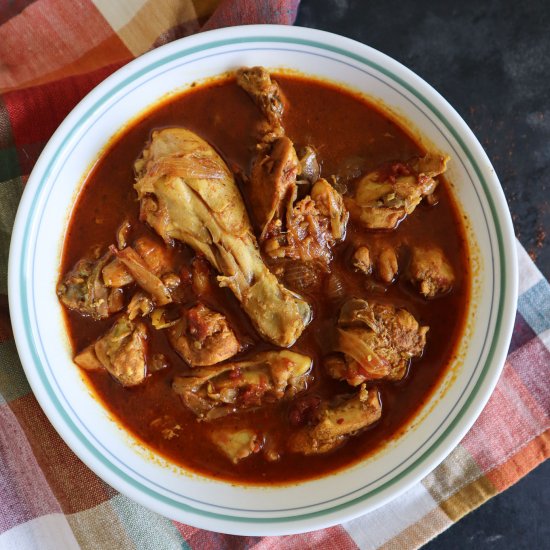 Piri Piri Chicken Curry