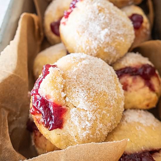 Gluten-Free Baked Jelly Donuts