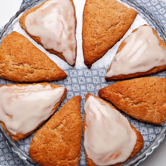 Bisquick Scones with an Easy Glaze