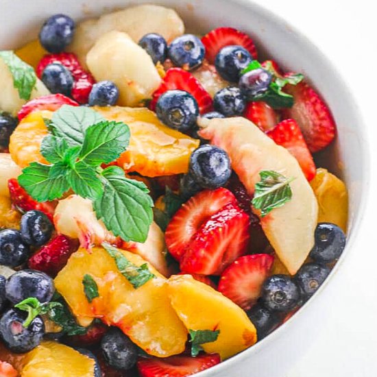 Minty Summer Fruit Salad