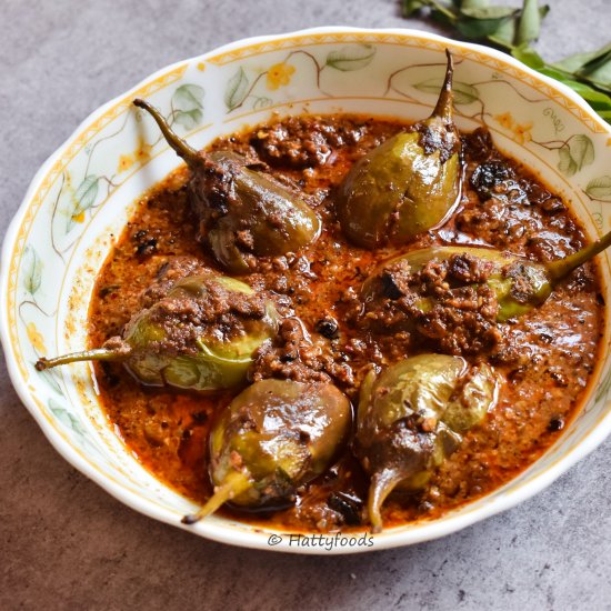 Stuffed brinjal curry / Gutti vanka