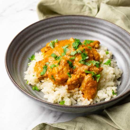 Keto butter chicken