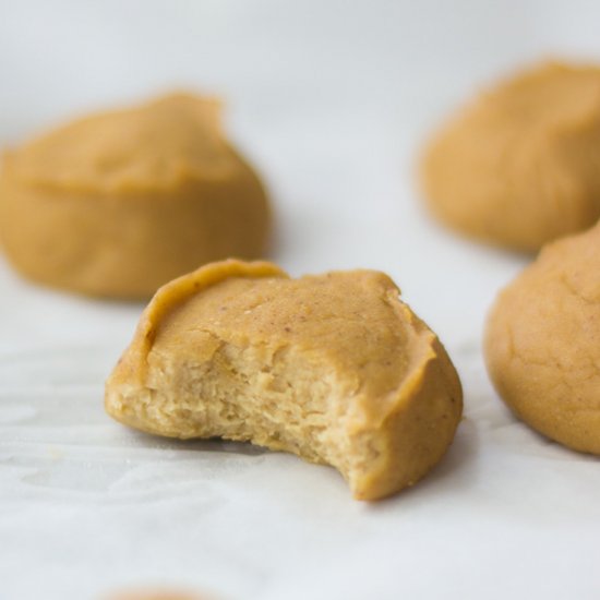 Peanut butter chickpea cookies