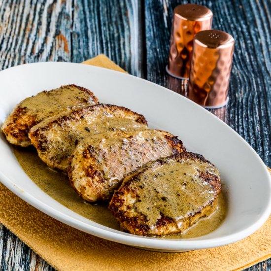 Chicken Cutlets with Mustard Sauce