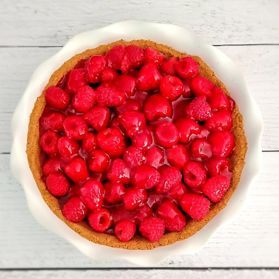 Raspberry Peanut Butter Pie