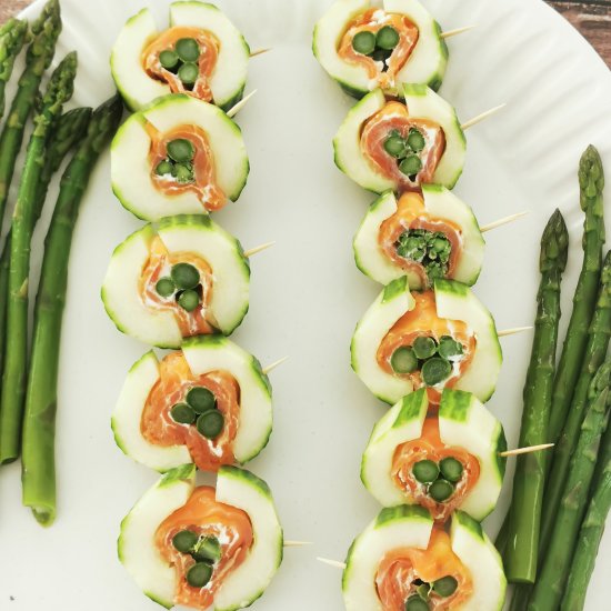 Asparagus Smoked Salmon Cucumber