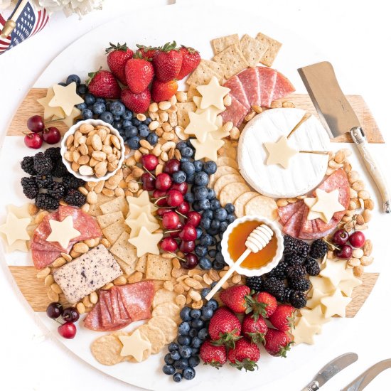 Patriotic Charcuterie Board