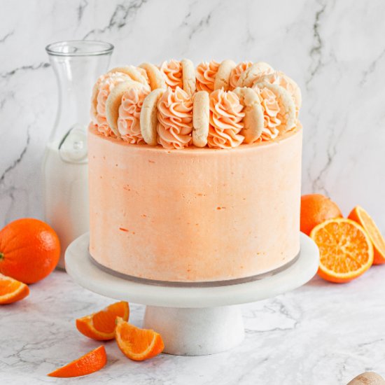 Gluten-Free Orange Creamsicle Cake