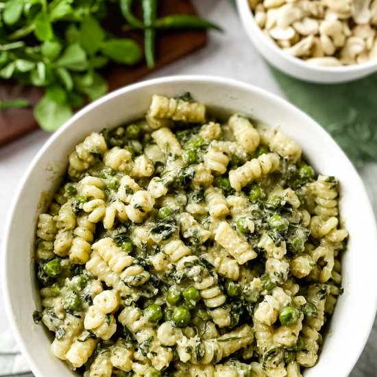 Methi Malai Matar Pasta