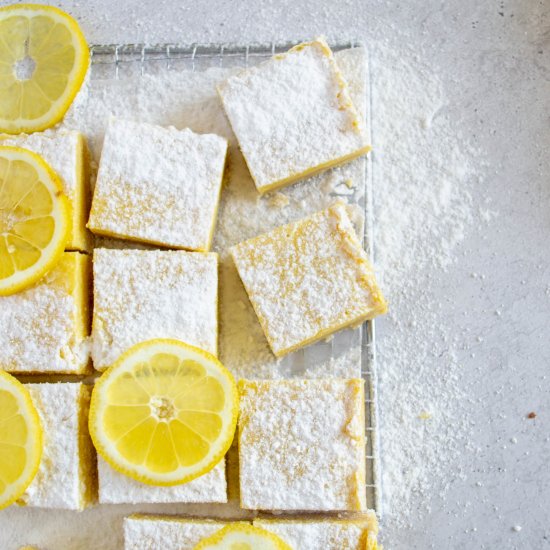 Sugar Free Gluten Free Lemon Bars