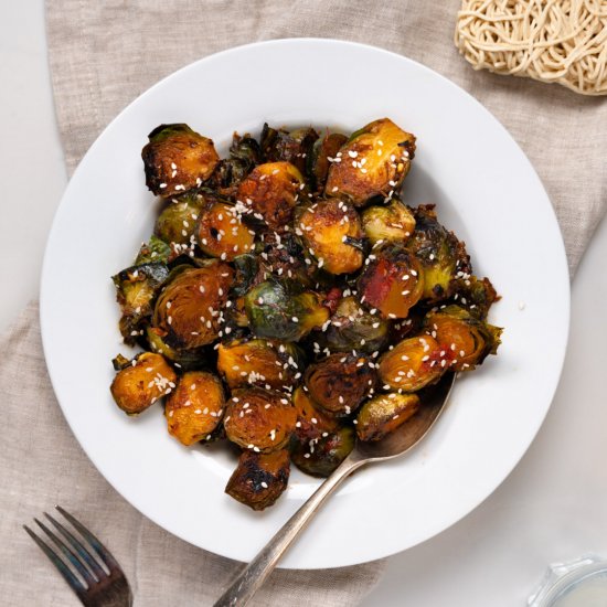 Sticky & Sweet Brussels Sprouts