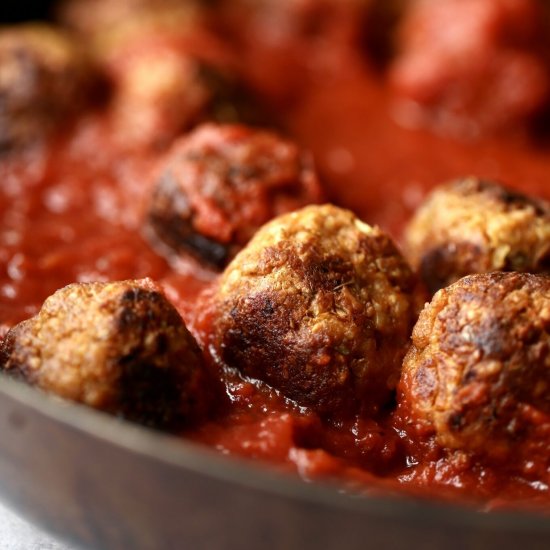 Vegan Tempeh Meatballs