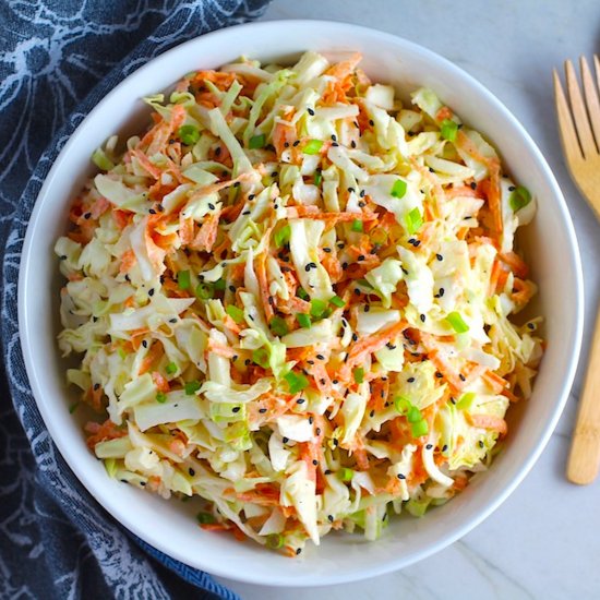 Coleslaw With Asian Salad Dressing