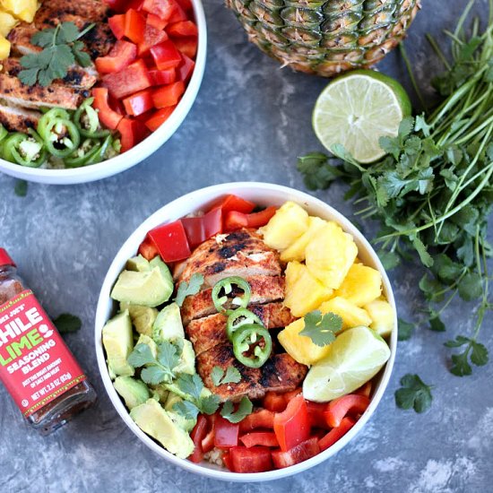 Chile-Lime Chicken Quinoa Bowls