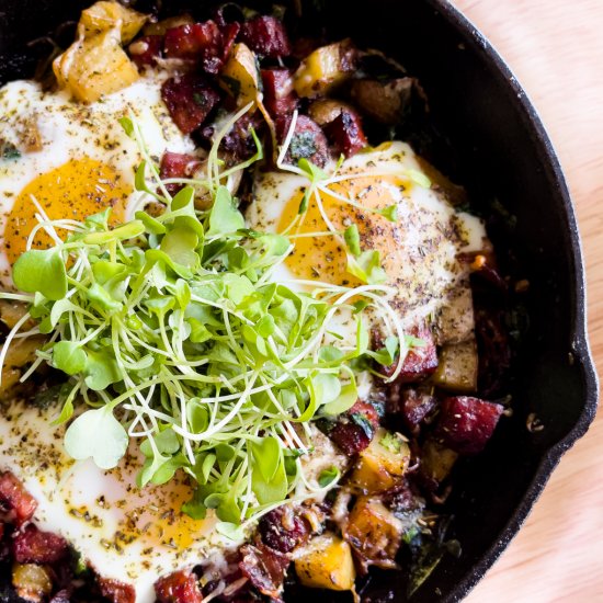 Potato & Chorizo Breakfast Hash