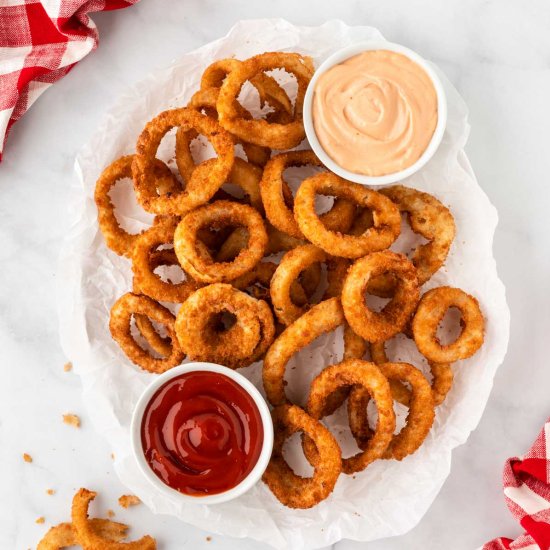 Air Fryer Frozen Onion Rings