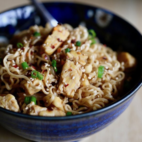 Vegan Quick Asian Ramen Noodles