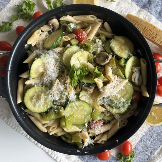 Sautéed Vegetable Medley Pasta