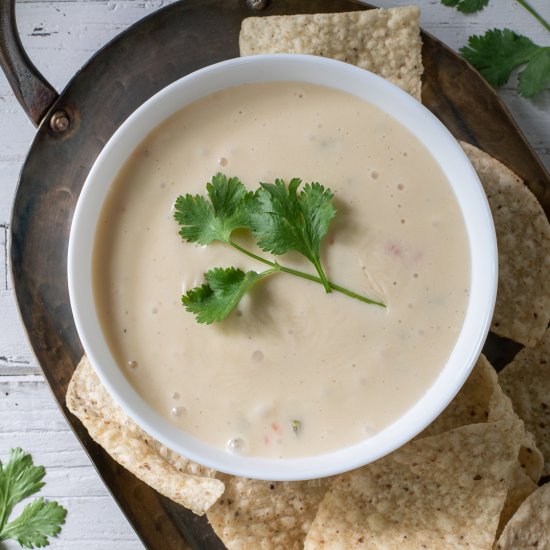 Smoked Queso Dip without Velveeta