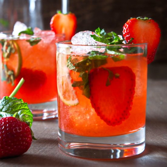 Strawberry Mojito Mocktail