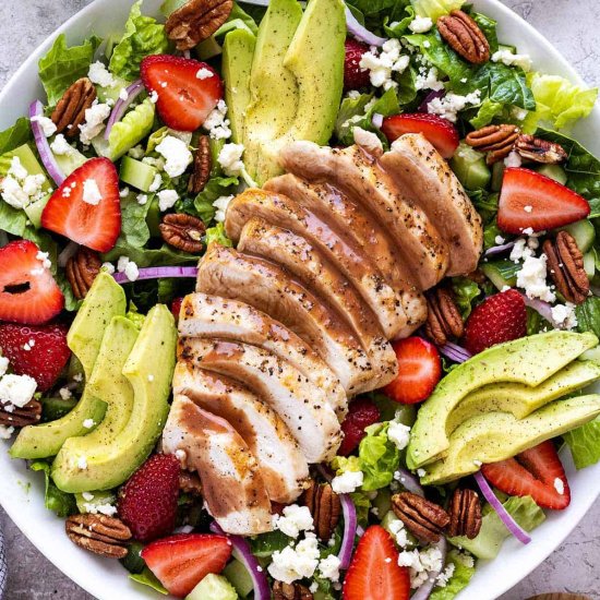 Chicken and Strawberry Salad