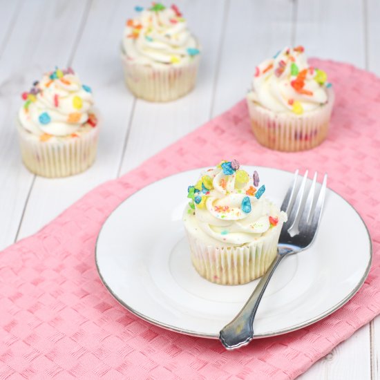 Fruity Pebbles Cupcakes Recipe