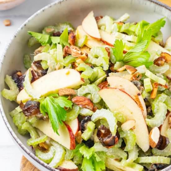 Celery Apple Salad with Almonds