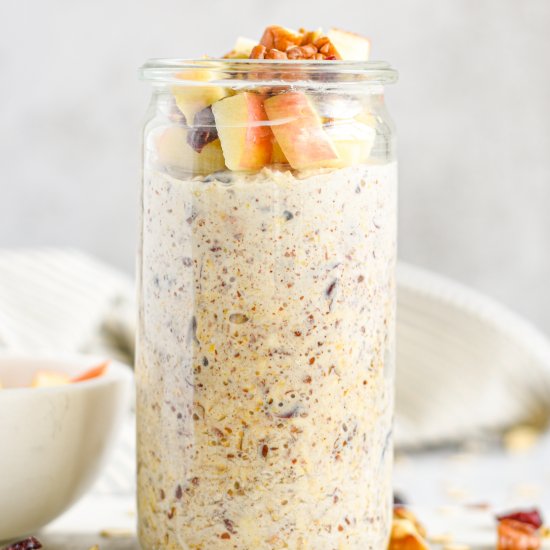 Apple Cinnamon Overnight Oats