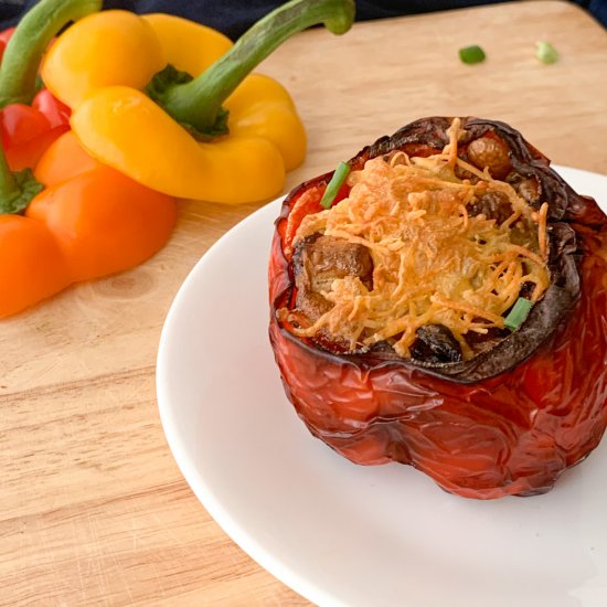 Loaded Breakfast Stuffed Peppers