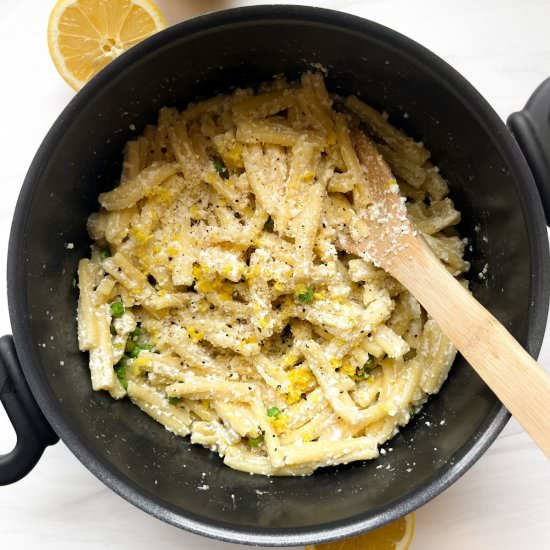 One Pot Pasta with Ricotta & Lemon