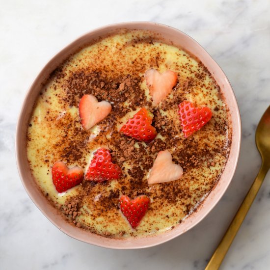 Stovetop Tiramisu Oatmeal