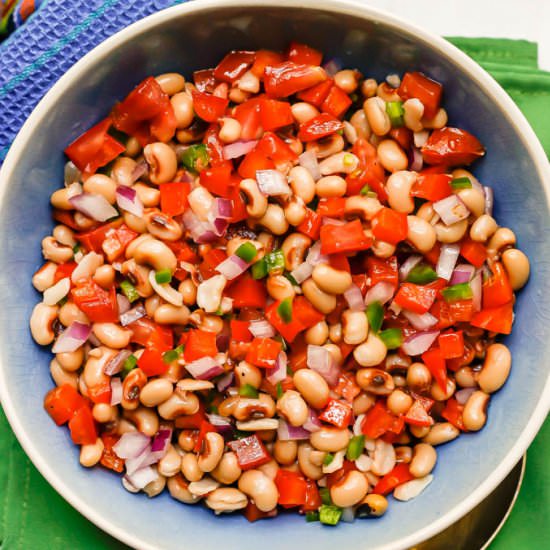 Black-eyed pea salad