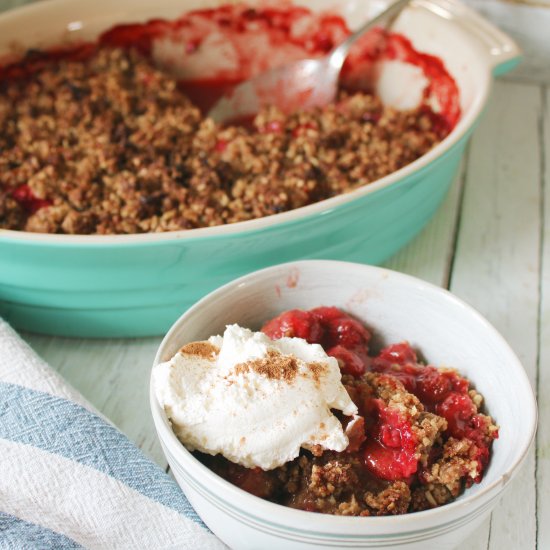 Strawberry Rhubarb Crisp